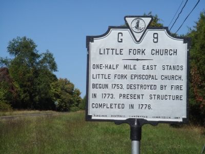 Little Fork Church Marker image. Click for full size.