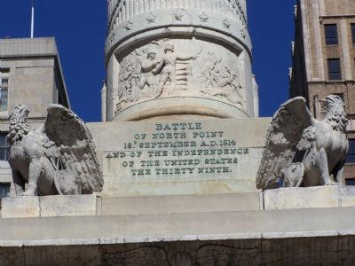 Part of the Inscription on Monument image. Click for full size.