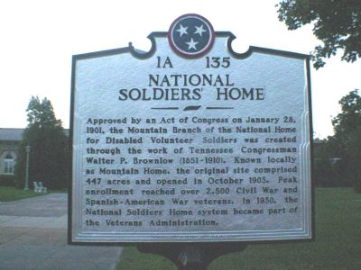 Marker at Veteran's Administration image. Click for full size.
