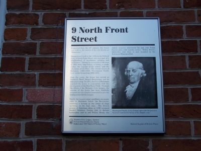 9 North Front Street Marker image. Click for full size.