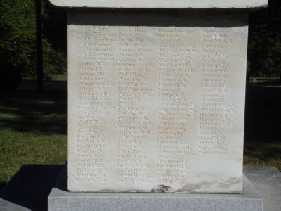 Roster of Names on West Face image. Click for full size.