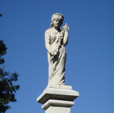 Statue on the Little Fork Rangers Monument image. Click for full size.