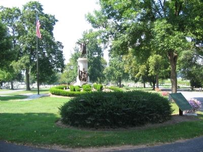 Marker in Front of the Key Memorial and Grave image. Click for full size.