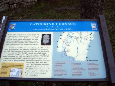 Catherine Furnace Marker image. Click for full size.