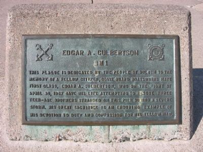 Edgar A. Culbertson BM1 Marker image. Click for full size.