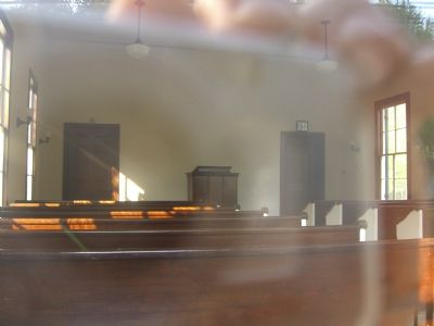 Inside of Union Church image. Click for full size.