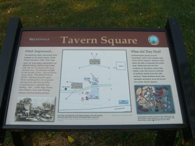 Brentsville –Tavern Square Marker. Click for full size. Brentsville –Tavern Square Marker image. Click for full size.