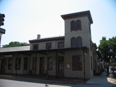 Old B & O Railroad Station image. Click for full size.