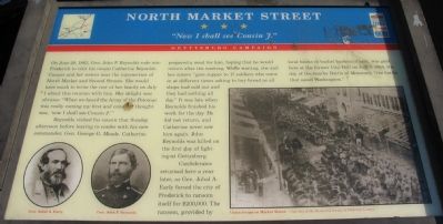 North Market Street Marker. Click for full size. North Market Street Marker image. Click for full size.