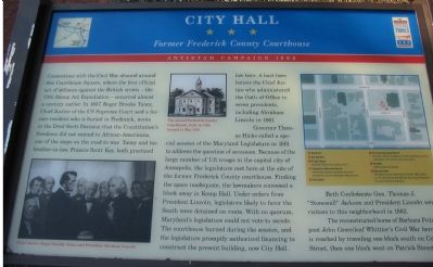 City Hall Marker. Click for full size. City Hall Marker image. Click for full size.