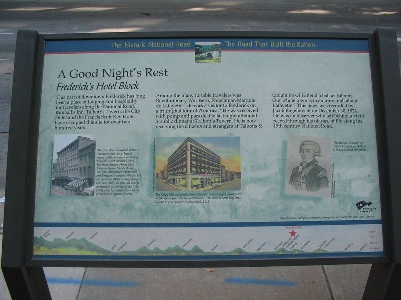A Good Night's Rest Marker image. Click for full size.