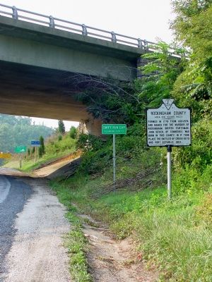 Greene County / Rockingham County Marker image. Click for full size.