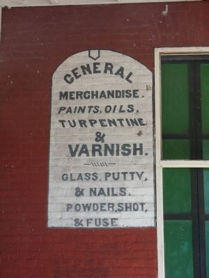 Sign Located to the Left of the Left Entrance Door. Click for full size. Sign Located to the Left of the Left Entrance Door image. Click for full size.