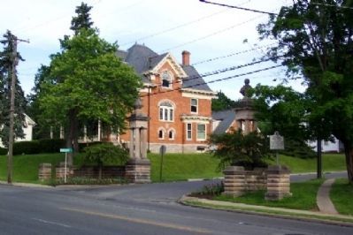 Mansfield Block House Marker. Click for full size. Mansfield Block House Marker image. Click for full size.