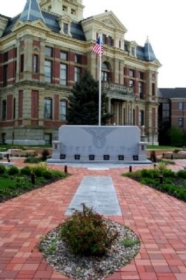 Union County Veterans Monument. Click for full size. Union County Veterans Monument image. Click for full size.