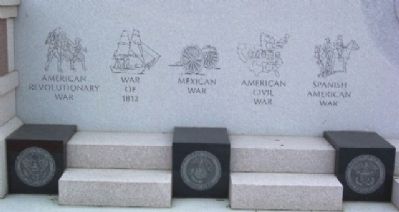 Union County Veterans Monument United States Wars image. Click for full size.