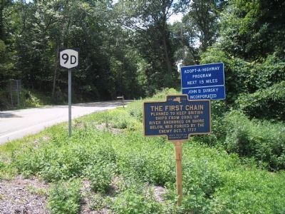 Marker on Bear Mountain Beacon Hwy. Click for full size. Marker on Bear Mountain Beacon Hwy image. Click for full size.