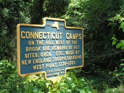 Connecticut Camps Marker. Click for full size. Connecticut Camps Marker image. Click for full size.