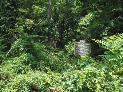 Connecticut Camps Marker. Click for full size. Connecticut Camps Marker image. Click for full size.
