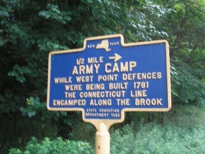 Army Camp Marker image. Click for full size.