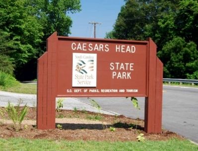 Caesars Head State Park Entrance image. Click for full size.