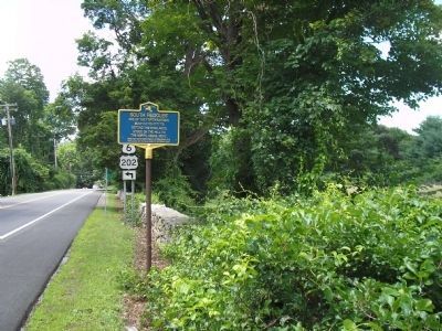 Marker on Cat Rock Road image. Click for full size.