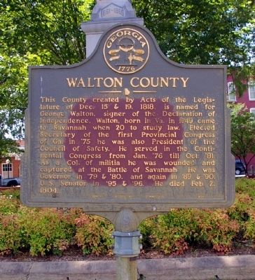Walton County Marker image. Click for full size.