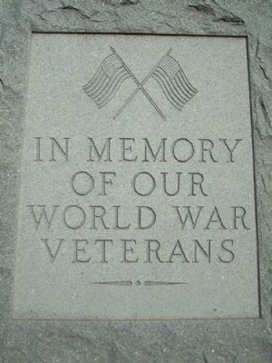 Harrisonville WWI Memorial Marker image. Click for full size.