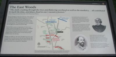The East Woods Marker image. Click for full size.
