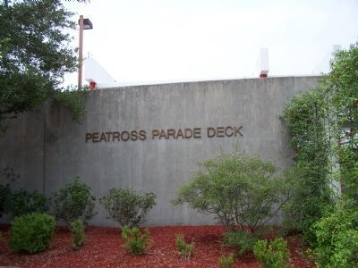Peatross Parade Deck Marker image. Click for full size.