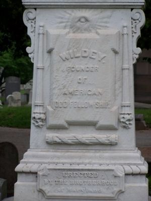 Thomas Wildey Grave image. Click for full size.