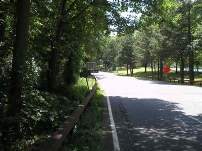 Marker in Bear Mountain State Park image. Click for full size.