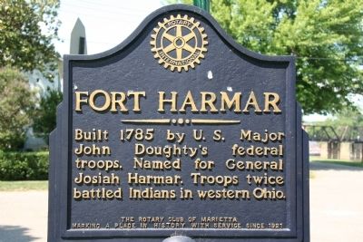 Fort Harmar Marker image. Click for full size.