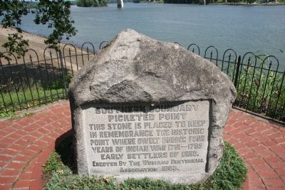 Southern Boundary Picketed Point Marker image. Click for full size.