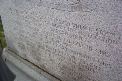 Richland County Soldiers' Monument Information. Click for full size. Richland County Soldiers' Monument Information image. Click for full size.