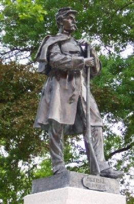 Richland County Soldiers' Monument Statue. Click for full size. Richland County Soldiers' Monument Statue image. Click for full size.