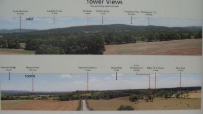 Tower Views East and South. Click for full size. Tower Views East and South image. Click for full size.