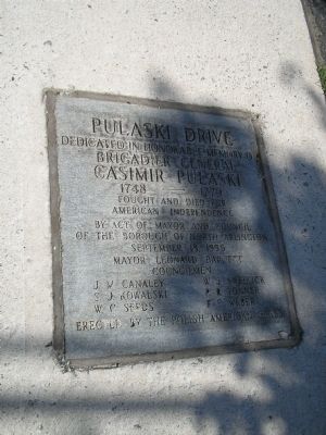 Pulaski Drive Marker. Click for full size. Pulaski Drive Marker image. Click for full size.