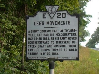 Lees Movements Marker. Click for full size. Lees Movements Marker image. Click for full size.