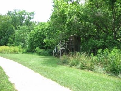 Gaging Station and Marker image. Click for full size.