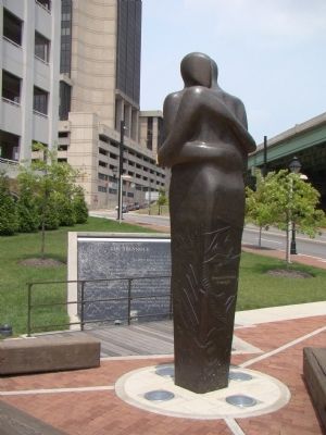 Slave Trade Reconciliation Triangle Monument image. Click for full size.