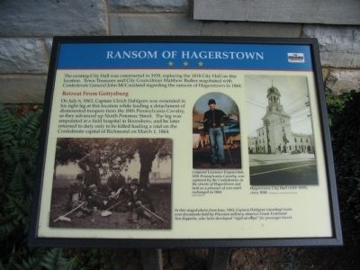 Ransom of Hagerstown Marker image. Click for full size.