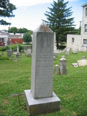 Jonathan Hager Grave image. Click for full size.