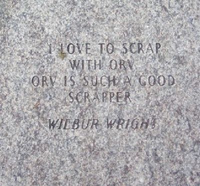 Wilbur Wright Paver image. Click for full size.