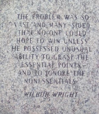 Wilbur Wright Paver image. Click for full size.