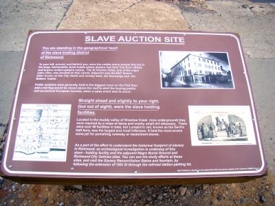 Slave Auction Site Marker image. Click for full size.