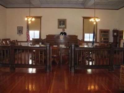 Court Room Where Judge Virgin Presided image. Click for full size.
