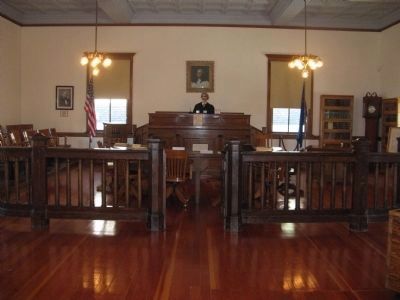 Court Room Where Judge Virgin Presided. Click for full size. Court Room Where Judge Virgin Presided image. Click for full size.
