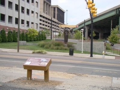 Slave Auction Site Marker In the Foreground. Click for full size. Slave Auction Site Marker In the Foreground image. Click for full size.