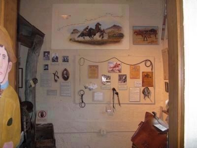 Pony Express Exhibit image. Click for full size.